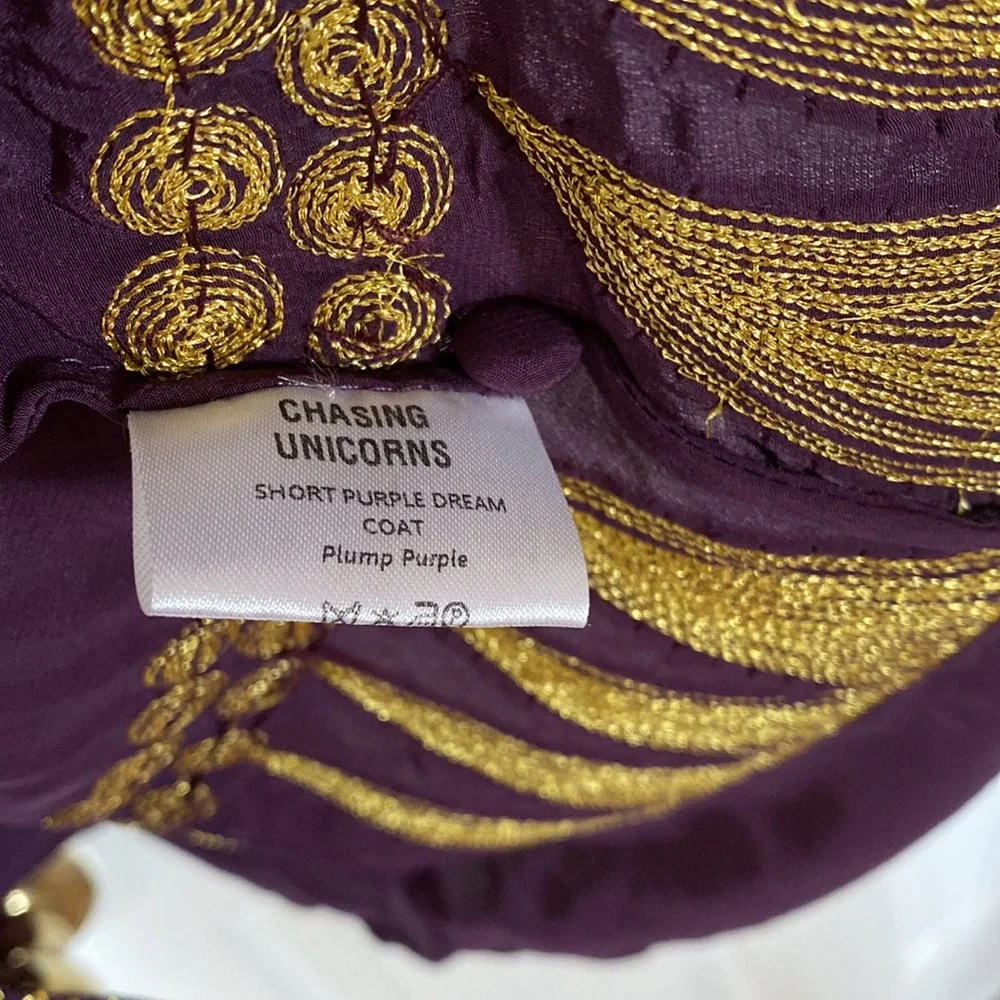 NWT Chasing Unicorns Queen of Hearts Mini dream coat - Picture 4 of 7